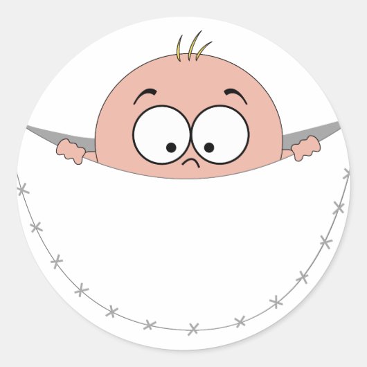 Sticker Rond schwangerschaft grossesse enceinte (Devant)