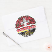 Sticker Rond Schweizer Schweiz Baum (Enveloppe)