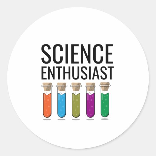 Sticker Rond Science (Devant)