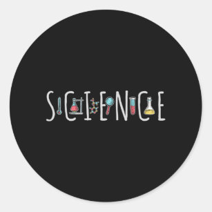 Sticker Rond Science
