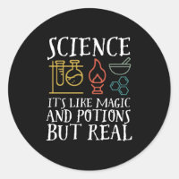 Science comme la magie et la potion Geek scientifi