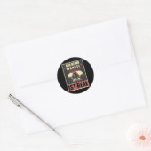 Sticker Rond Science De l'environnement Protection Science Nerd (Enveloppe)