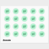 Sticker Rond SCIENCE ROCKS ! Sticker-Cadeaux pour enseignant (Feuille)