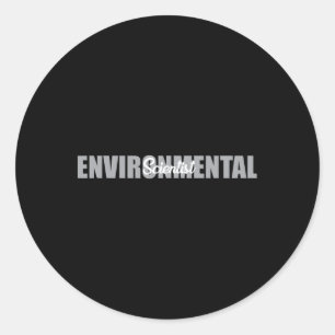 Sticker Rond Scientifique de l'environnement Type Écosystème Cl