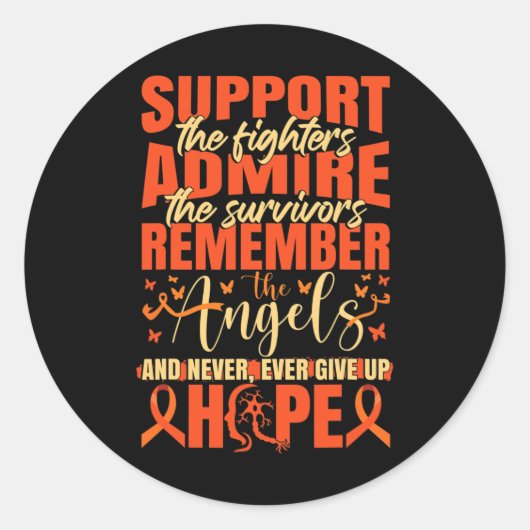 Sticker Rond Sclérose en plaques (Devant)