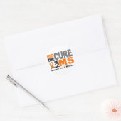 Sticker Rond Sclérose Multiples MS Trouver Le Cure 1 (Enveloppe)