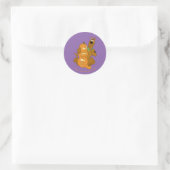 Sticker Rond Scooby-Doo | Halloween Jack-O-Lantern (Sac)