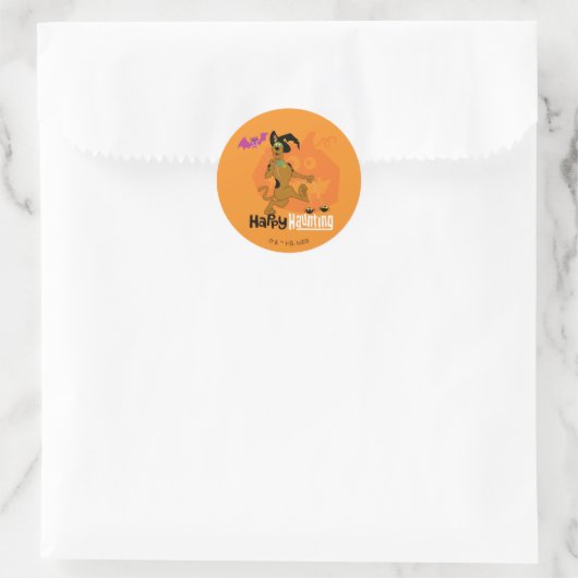 Sticker Rond Scooby-Doo | Happy Hauning (Sac)
