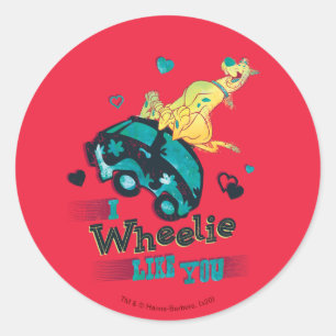 Sticker Rond Scooby-Doo - Je Roue Comme Vous