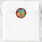 Sticker Rond Scooby Doo "Reeeelp !" (Sac)