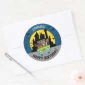 Sticker Rond Scooby Doo Spooktacular Halloween Anniversaire (Enveloppe)