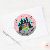 Sticker Rond Scooby-Doo Spooktacular Halloween Baby shower (Enveloppe)
