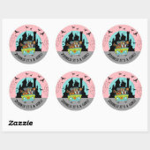 Sticker Rond Scooby-Doo Spooktacular Halloween Baby shower (Feuille)