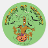Sticker Rond Scooby-Doo | Trick of Treat (Devant)