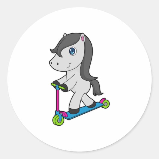 Sticker Rond Scooter (Devant)