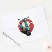 Sticker Rond Scooter (Enveloppe)