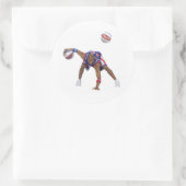 Sticker Rond Scooter Christensen (Sac)