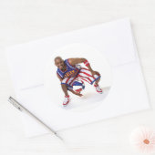 Sticker Rond Scooter entre les jambes (Enveloppe)