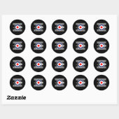 Sticker Rond Scooter Mods Mods Mods Exclusif Travail original (Feuille)