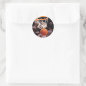 Sticker Rond Scoring de basket-ball (Sac)