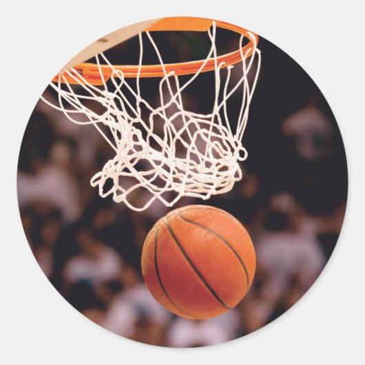 Sticker Rond Scoring de basket-ball (Devant)
