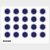 Sticker Rond Scorpie Constellation Zodiaque (Feuille)