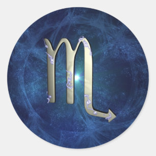 Sticker Rond Scorpio