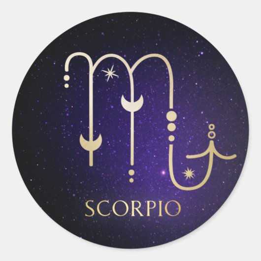 Sticker Rond Scorpio (Devant)