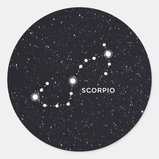Sticker Rond Scorpio (Devant)