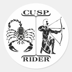 Sticker Rond Scorpio/Sagittarius