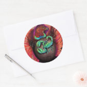 Sticker Rond Scorpio, signe zodiaque (Enveloppe)