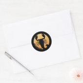 Sticker Rond Scorpio, signe zodiaque (Enveloppe)