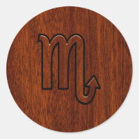 Scorpio Zodiac Connexion Mahogany Style Brown