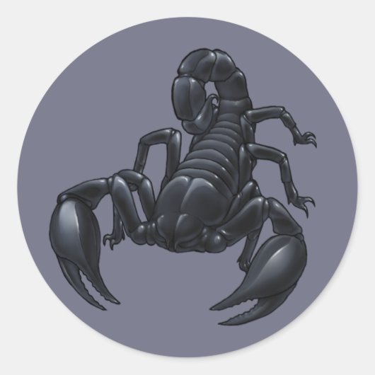 Sticker Rond Scorpion (Devant)