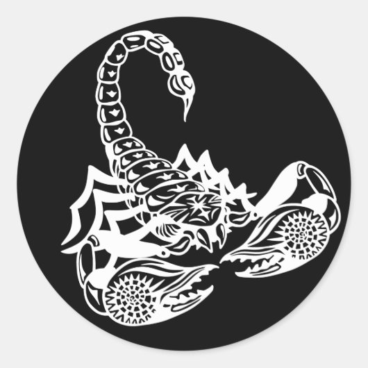 Sticker Rond scorpion (Devant)