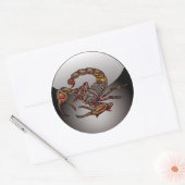 Sticker Rond Scorpion (Enveloppe)