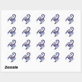Sticker Rond Scorpion céleste (Feuille)