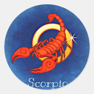 Sticker Rond Scorpion, Scorpione