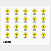 Sticker Rond Scorpions (Feuille)