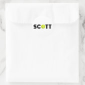 Sticker Rond Scott Tennis (Sac)
