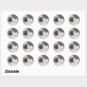 Sticker Rond Scottie Westie Christmas (Feuille)