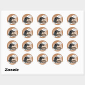 Sticker Rond Scottish Deerhound Turquie (Feuille)