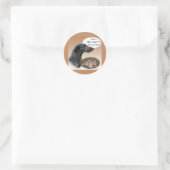 Sticker Rond Scottish Deerhound Turquie (Sac)