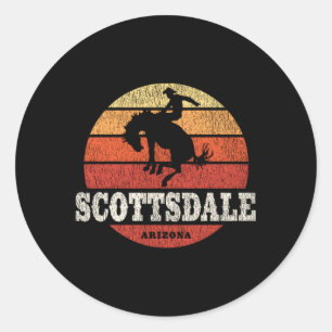 Sticker Rond Scottsdale Az Pays Ouest