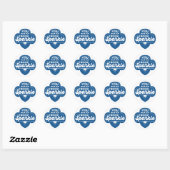 Sticker Rond Scout Vous faites notre Troop Sparkle (Feuille)