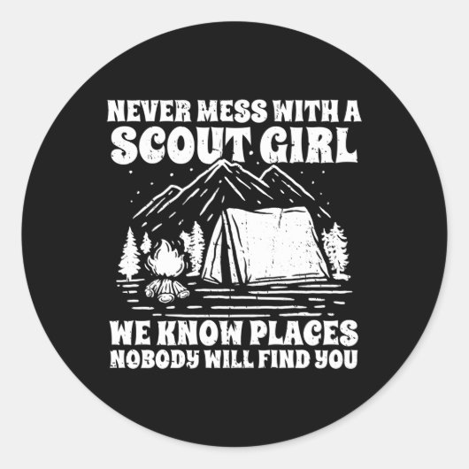 Sticker Rond Scouter (Devant)