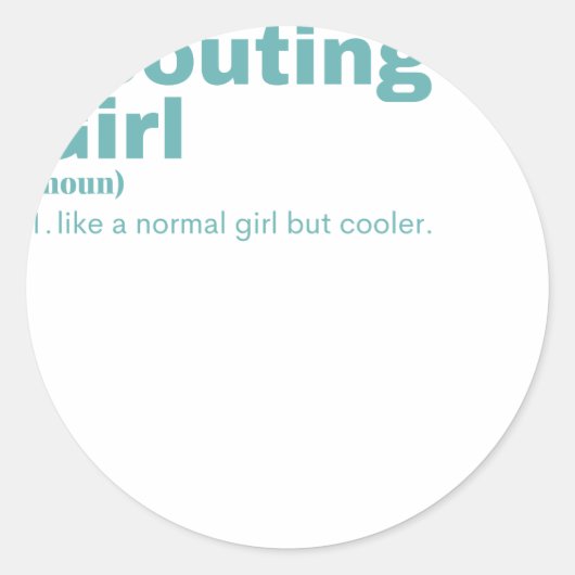 Sticker Rond Scouting (Devant)