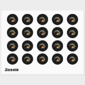 Sticker Rond Scp-999 Scp-682 Monstre Tickle Difficile À Détruir (Feuille)