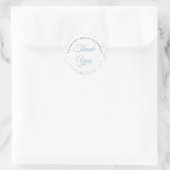 Sticker Rond Script Merci Cœurs Confettis Amour (Sac)