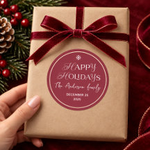 Script personnalisé Joyeuses Fêtes Cadeau Bordeaux